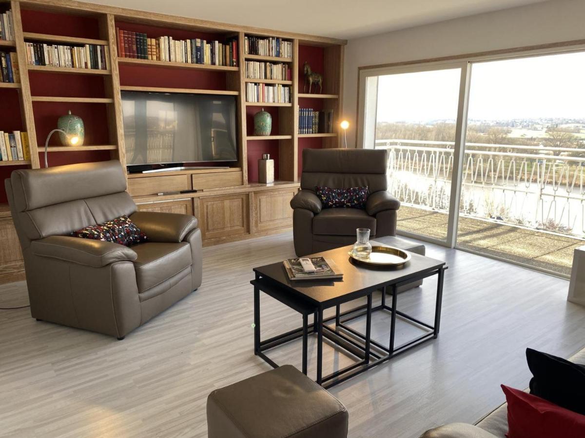Appartement Panoramique Au Centre De Moulins Avec Terrasse, 2 Chambres, Et Equipements Modernes - Fr-1-489-412 Exterior foto